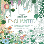 Book cover for Enchanted: Color Your Way Through Nature's Hidden Gems