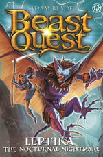 Book cover for Beast Quest: Leptika the Nocturnal Nightmare: Series 30 Book 3