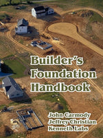 Book cover for Builder's Foundation Handbook