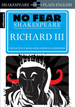 Book cover for Richard III: No Fear Shakespeare Side-By-Side Plain English