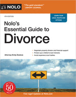Book cover for Nolo's Essential Guide to Divorce