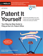 Book cover for Patent It Yourself: Your Step-By-Step Guide to Filing at the U.S. Patent Office (Twenty First)