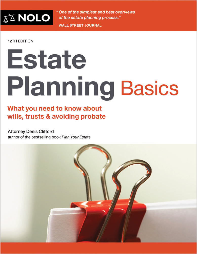 Book cover for Estate Planning Basics
