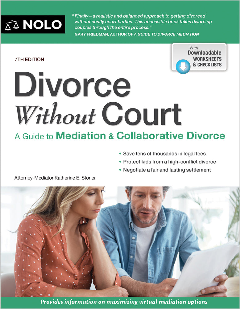 Book cover for Divorce Without Court: A Guide to Mediation and Collaborative Divorce