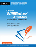 Book cover for Quicken Willmaker & Trust 2025: Book & Online Software Kit
