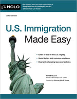 Book cover for U.S. Immigration Made Easy (Twenty Two)