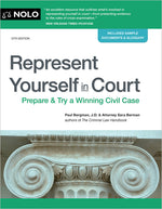 Book cover for Represent Yourself in Court: Prepare & Try a Winning Civil Case