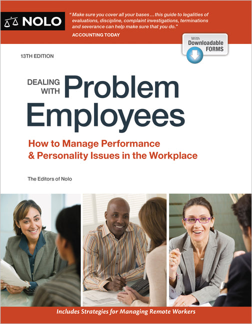 Book cover for Dealing with Problem Employees: How to Manage Performance & Personal Issues in the Workplace
