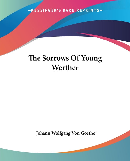 Book cover for Sorrows of Young Werther