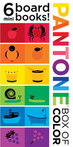 Book cover for Pantone: Box of Color: 6 Mini Board Books!: 6 Mini Board Books!