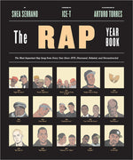 Book cover for The Rap Year Book: The Most Important Rap Song from Every Year Since 1979, Discussed, Debated, and Deconstructed