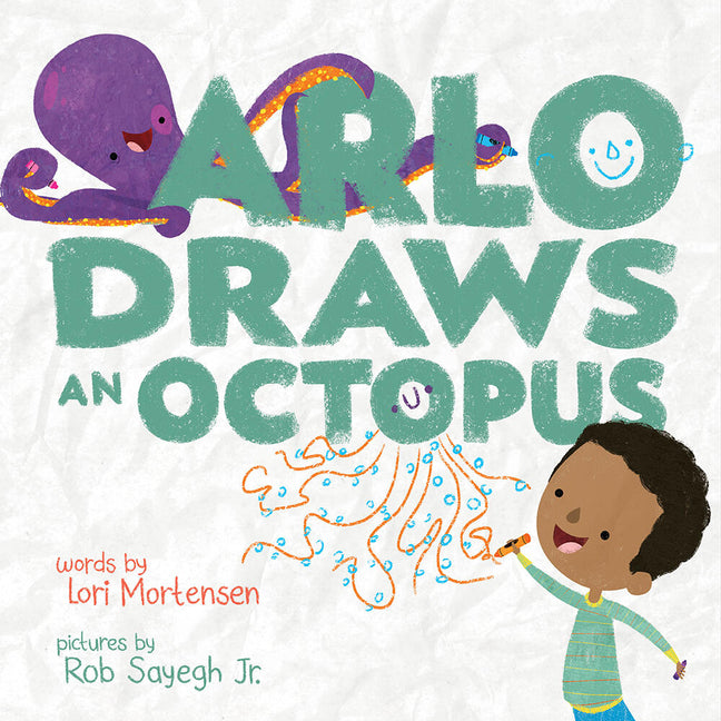 Book cover for Arlo Draws an Octopus: A Picture Book