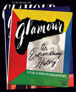 Book cover for Glamour: An Extraordinary History: 85 Years of Women Breaking Boundaries