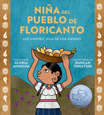 Book cover for Niña del Pueblo de Floricanto: Luz Jiménez, Hija de Los Nahuas (Child of the Flower-Song People Spanish Edition)