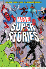 Book cover for Marvel Super Stories (Book One): All-New Comics from All-Star Cartoonists