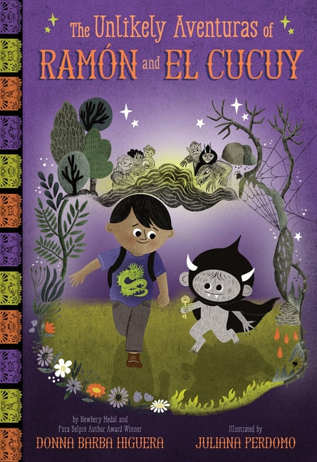 Book cover for Unlikely Aventuras of Ramón and El Cucuy: An Illustrated Chapter Book