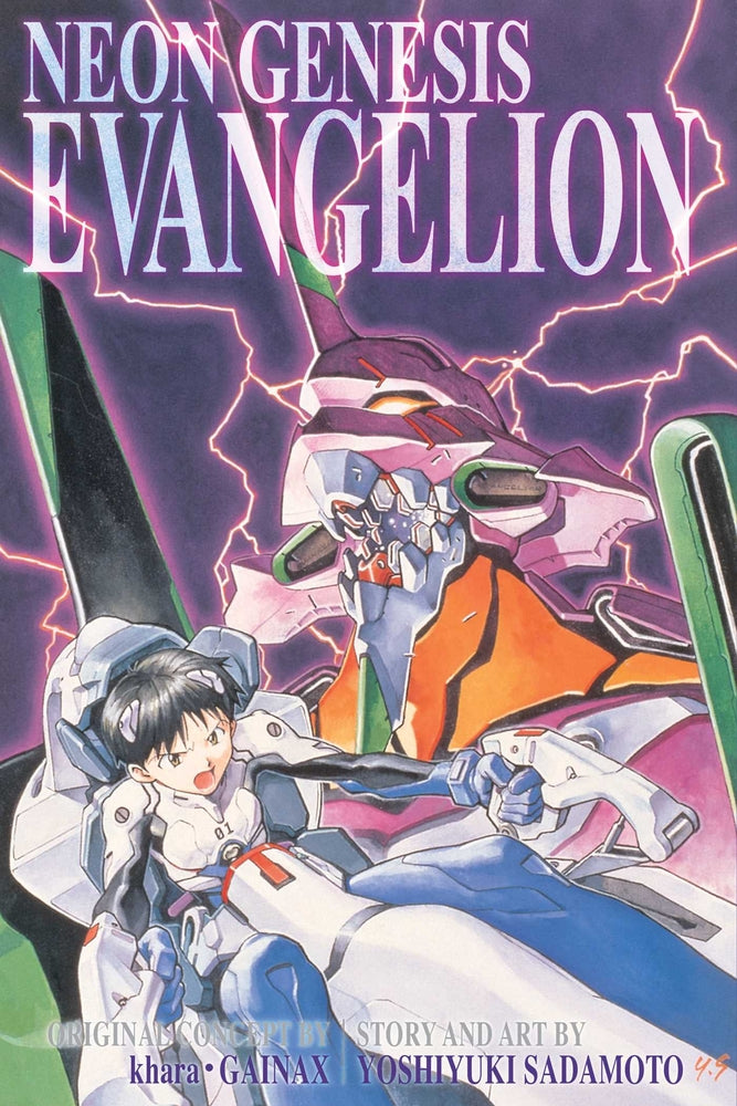 Book cover for Neon Genesis Evangelion 3-In-1 Edition, Vol. 1: Includes Vols. 1, 2 & 3