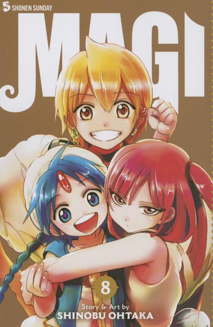 Book cover for Magi: The Labyrinth of Magic, Vol. 8