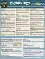 Book cover for Psychology Terminology: A Quickstudy Laminated Reference Guide (First Edition, New)