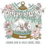 Book cover for Fairy Tales Coloring Book: Published in Sweden as Sagolikt