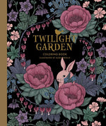 Book cover for Twilight Garden Coloring Book: Published in Sweden as Blomstermandala