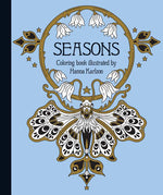 Book cover for Seasons Coloring Book: Published in Sweden as Tidevarv