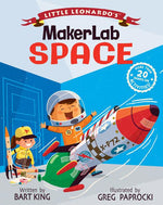 Book cover for Little Leonardo's Makerlab: Space