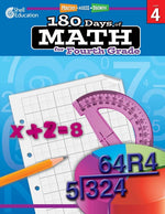 Book cover for 180 Days(tm) Math for Fourth Grade: Practice, Assess, Diagnose