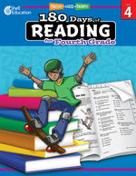 Book cover for 180 Days of Reading for Fourth Grade: Practice, Assess, Diagnose