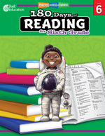 Book cover for 180 Days of Reading for Sixth Grade: Practice, Assess, Diagnose