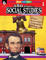 Book cover for 180 Days(tm) Social Studies for First Grade: Practice, Assess, Diagnose