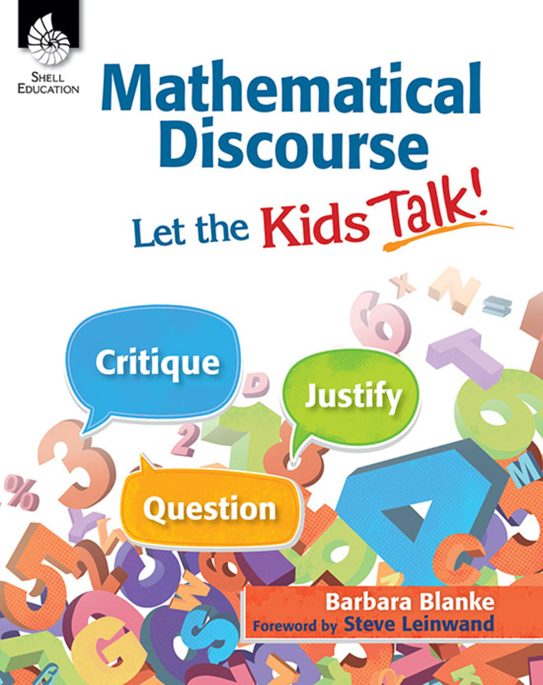 Book cover for Mathematical Discourse: Let the Kids Talk!