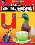 Book cover for 180 Days(tm) Spelling and Word Study for First Grade: Practice, Assess, Diagnose