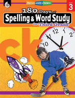 Book cover for 180 Days(tm) Spelling and Word Study for Third Grade: Practice, Assess, Diagnose