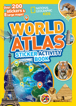 Book cover for World Atlas Sticker Activity Book
