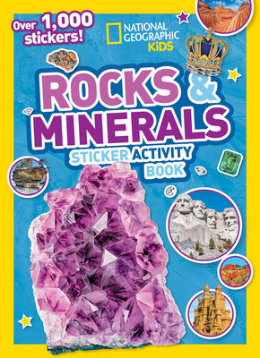 Book cover for Rocks and Minerals Sticker Activity Book