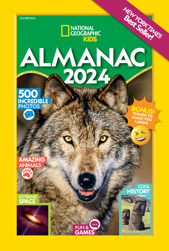Book cover for National Geographic Kids Almanac 2024 (Us Edition)
