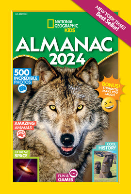 Book cover for National Geographic Kids Almanac 2024 (Us Edition)