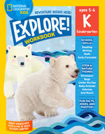Book cover for National Geographic Kids Explore! Workbook Kindergarten