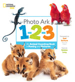 Book cover for Photo Ark 1-2-3: An Animal Counting Book in Poetry and Pictures