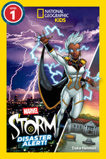 Book cover for Marvel's Storm: Disaster Alert! (National Geographic Kids Readers, Level 1)
