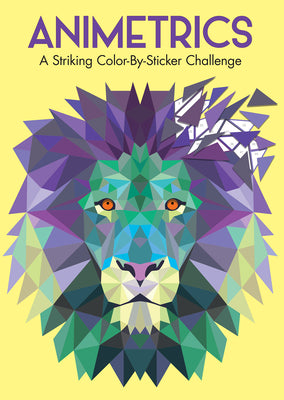 Book cover for Animetrics: A Striking Color-By-Sticker Challenge