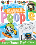 Book cover for I Can Draw Kawaii People