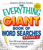 Book cover for Everything Giant Book of Word Searches, Volume 5: Over 300 Word Search Puzzles for Hours of Challenging Fun!