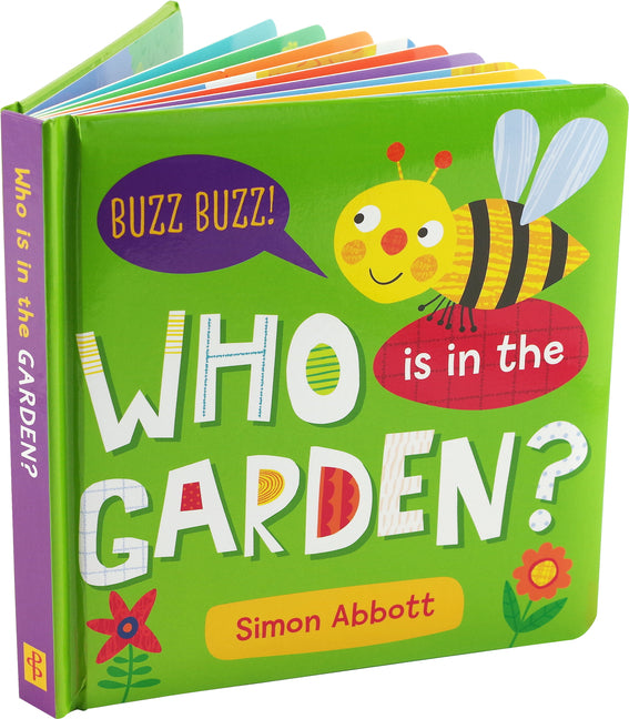 Book cover for Who Is in the Garden? Board Book
