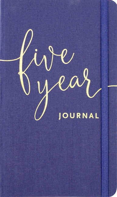Book cover for Five Year Journal - Deluxe, Cloth-Bound Edition (1 Minute a Day Is All It Takes!): A Thought a Day for Five Years