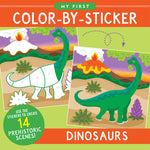 Book cover for Dinosaurs First Color by Sticker Book