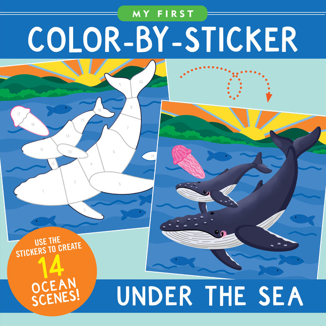 Book cover for My First Color-By-Sticker Book - Under the Sea