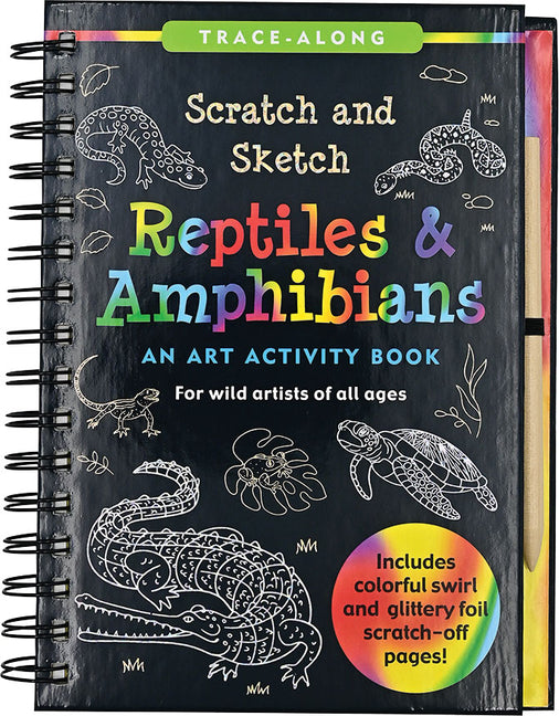 Book cover for Scratch & Sketch Reptiles & Amphibians