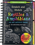 Book cover for Scratch & Sketch Reptiles & Amphibians